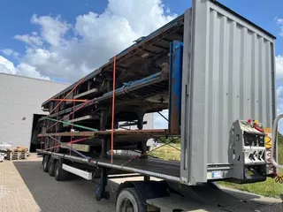 Krone stack with 4x mega flat trailer
